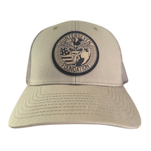 Load image into Gallery viewer, HunterSeven Leather Logo Trucker Hat